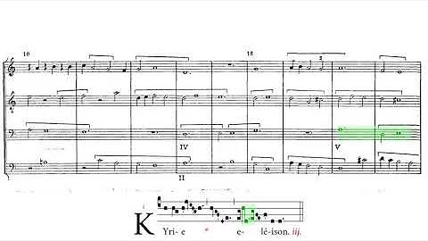 Isorhythm Example - Guillaume de Machaut