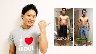 お腹と背中、変わりすぎ！3ヶ月ダイエットビフォーアフター！