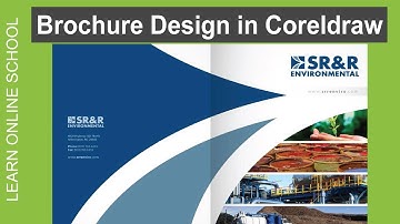 Brochure Design in CorelDraw 11 TUTORIAL in Urdu (2019) Easy Way