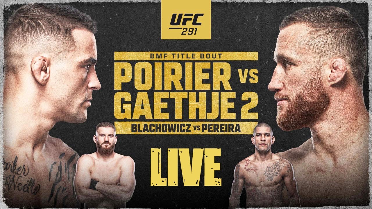 UFC 291 Dustin Poirier vs Justin Gaethje 2 Live Stream July 29th 2023