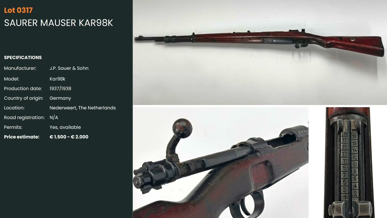 1937 Saurer Mauser Kar98k (Germany)