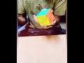 Rubik's cube solved magically in 7⃣seconds by single flip#rubik'scube#magic#How to solve rubik'scube