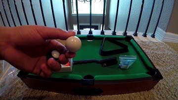 Mini Pool Table unboxing