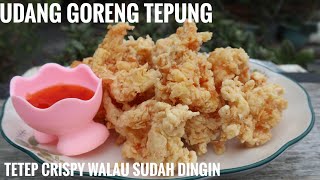 Resep Udang Goreng Tepung | Udang Goreng Crispy Super Kriuk