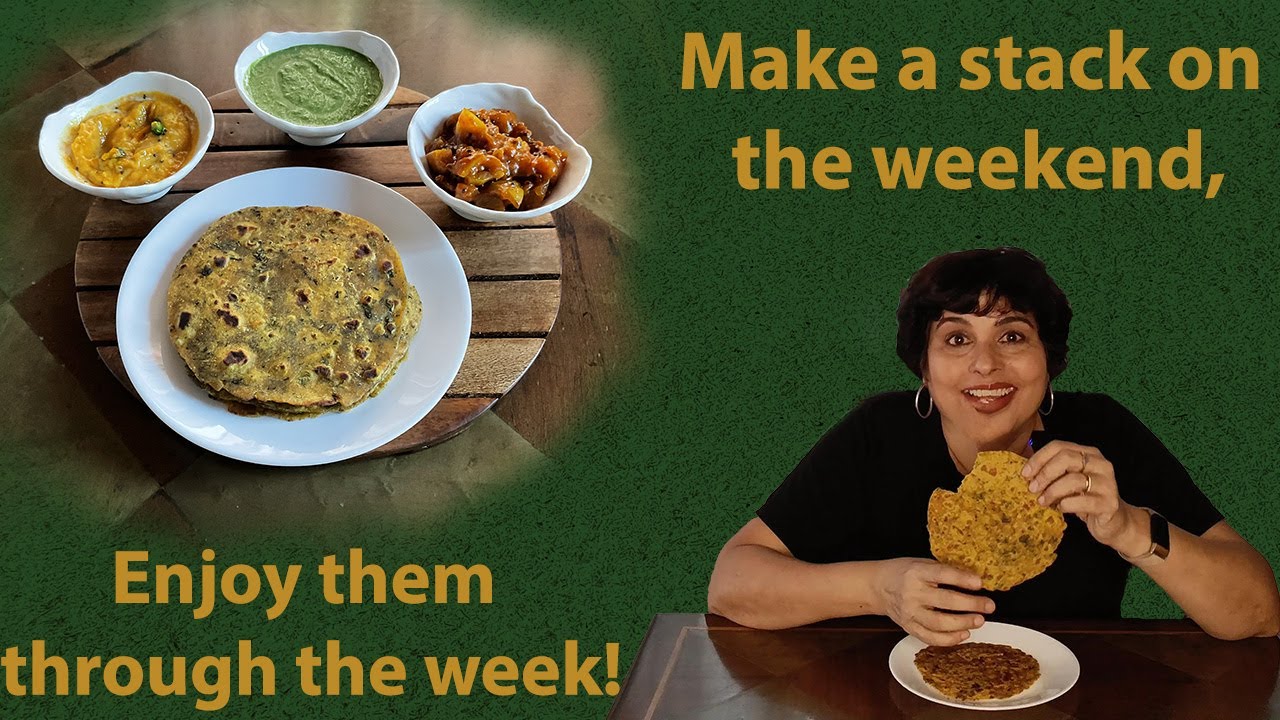 Methi Thepla – an Accompaniment Roti and a Wholesome Snack - YouTube