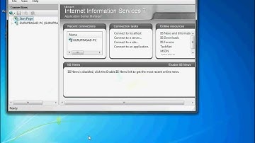 Exploring the features in IIS 7.5 - Internet Information Services.