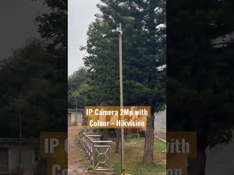 IP camera 2Mp HD with colour Bullet #ipcamera #iphikvision #hikvisioncamera #youtubeshorts #shots