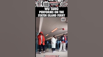 Method Man Ghostface And Raekwon Perform On The Staten Island Ferry #trending #wutang #hiphop  #fyp