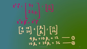 ML 6. Gradient Descent Algorithm and Matrix Method for Simple and Multiple Regression