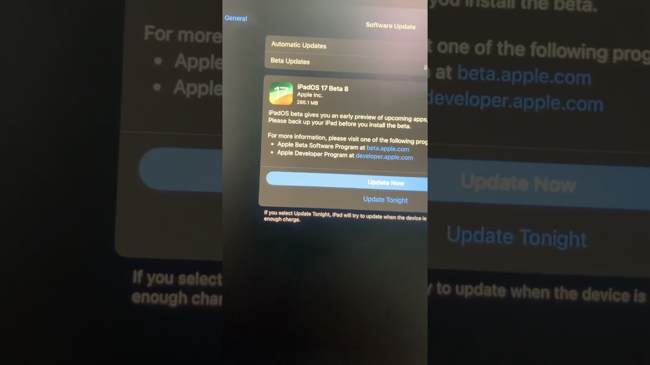 iPadOS 17 Developer Beta 8 #ipados #ipad l
