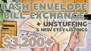 $3,200+ Bill Exchange & Unstuffing | Condensing Sinking Funds, Savings & Bills | 24 Year Old Budgets