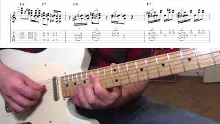 The Texas Troubadours - C Jam Blues (Buddy Charleton Solo Transcription)