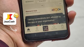 لا يسمح تطبيق Jazzcash أو مؤسستك بالتقاط لقطات الشاشة | لا يمكن التقاط لقطات الشاشة screenshot 2