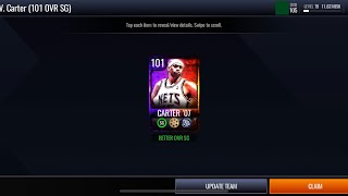 Claiming 106 ovr Vince carter in nba live Mobile