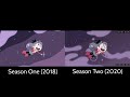 Hilda theme song comparison seasons 1  2