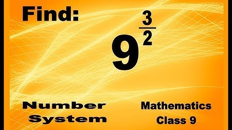 Exponents and Powers of Real Numbers Class 9th Mathematics Simplify