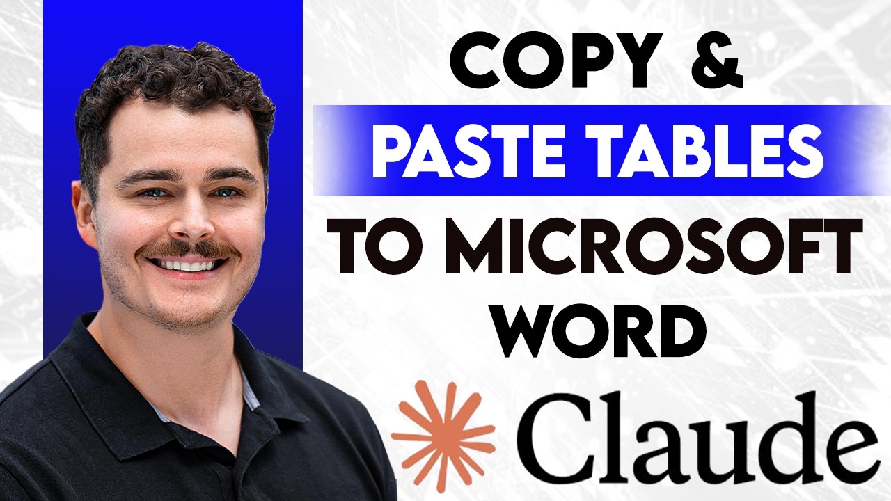 How To Copy And Paste Tables From Claude AI To Microsoft Word [2026 ...