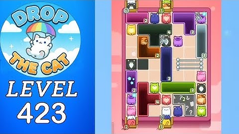 Drop The Cat Level 423 Walkthrough