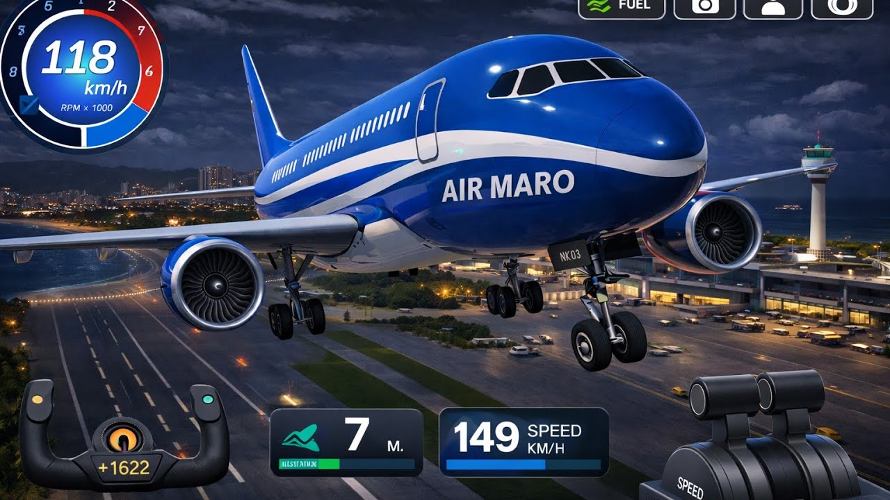 Mid Air Engine Failure 😱 Boeing Emergency Landing Gone Wrong! Andriod gameplay