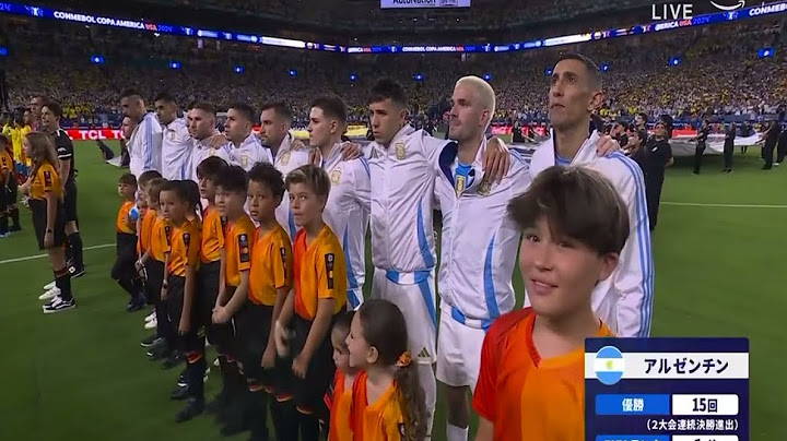 Argentina National anthem-Copa America Final 2024