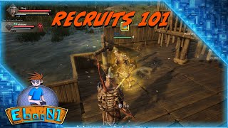 Myth Of Empires Gameplay - Tips and Tricks - How To Get and Train A Recruit - Myth Of Empires Guide