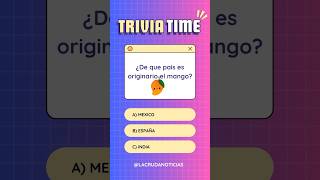 ¿De que país es originario el mango? #trivia #quiz #triviagames #triviachallenge #quiztime