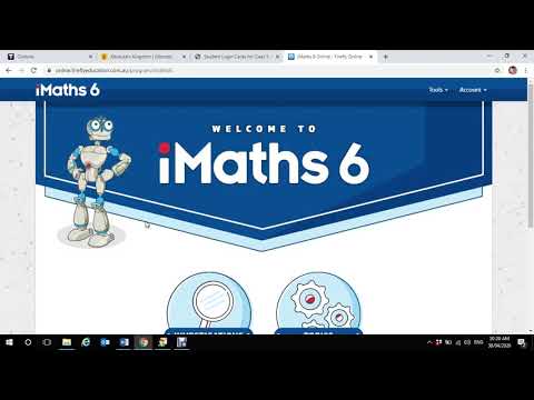 iMaths login tutorial