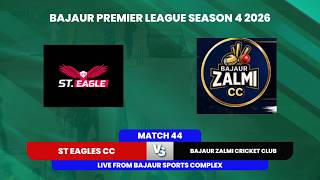 LIVE || ST Eagles vs Bajaur Zalmi  ||4th QF   || BPL Season 4 || Day 17 Match-02