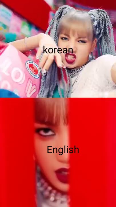 kill this love lisa rap Korean🇰🇷 vs English🇺🇲