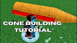 CONE BUILDING TUTORIAL Build a Boat for Treasure ROBLOX