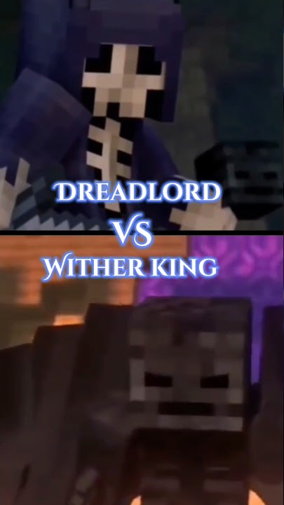 Dreadlord vs Wither king 👑 #minecraft #minecraftshorts #trending #dreadlord #herobrine #shorts#viral