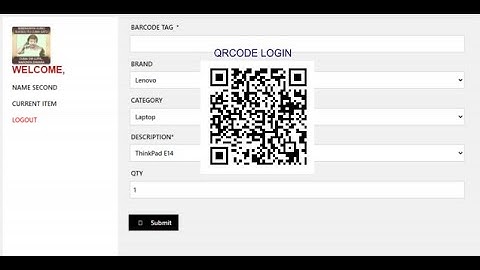 SCAN CAMERA QRCODE LOGIN PHP  MYSQLI on  2020 WORKING 100%