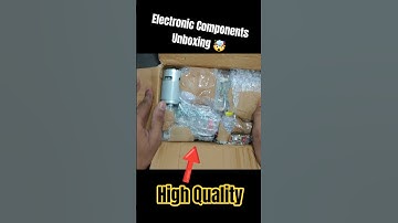 Electronic Components Unboxing 🤯 #experiment