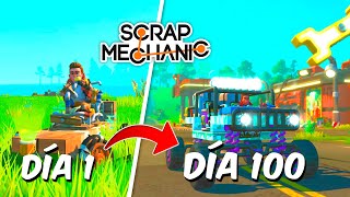 Sobreviví 100 días en un MUNDO controlado por INTELIGENCIAS ARTIFICIALES *Scrap Mechanic*