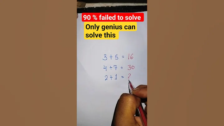 90 % failed to solve this | did you solve this | #maths #puzzle #viral #shortsfeed #shorts