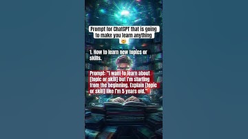 How to learn with PROMPTS for ChatGPT! *1 #chatgpt  #ai  #prompt #fyp #fypシ