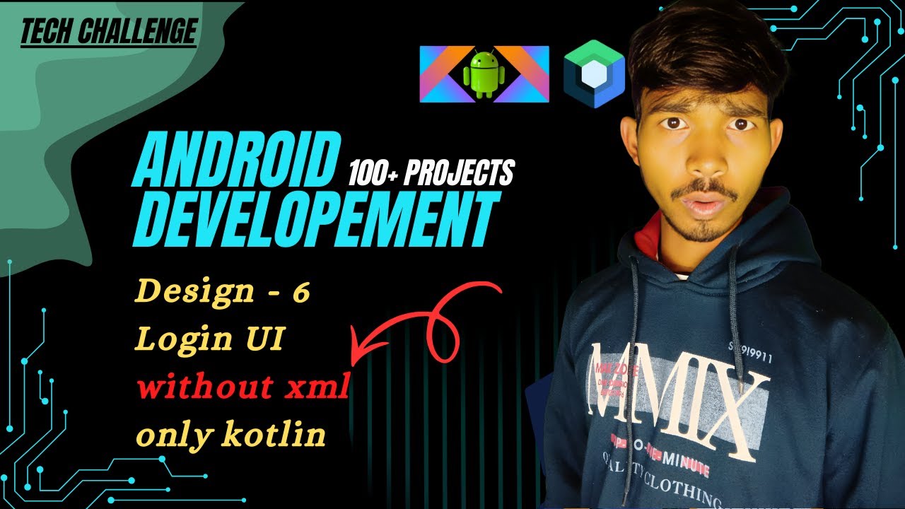 Login UI in Android Without XML | LinearLayout Programmatically in Kotlin 🔥