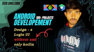 Login UI in Android Without XML | LinearLayout Programmatically in Kotlin 🔥