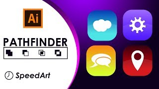 SpeedArt - How To Create Vector ICONS in Illustrator (FREE Source File) screenshot 5