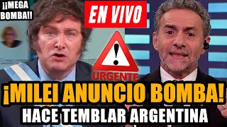 🔴¡URGENTE MILEI CON ANUNCIO BOMBA QUE HACE TEMBLAR A ARGENTINA | FRAN FIJAP