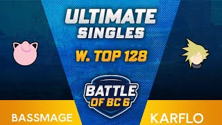 BassMage (Jigglypuff) vs Karflo (Cloud) - Ultimate Singles Winners Top 128 - Battle of BC 6