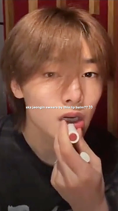 STRAY KIDS I.N USES *THIS* LIP BALM?! 😱 #beauty #mixsoon #lipcare #lipproducts