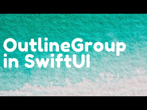OutlineGroup in SwiftUI