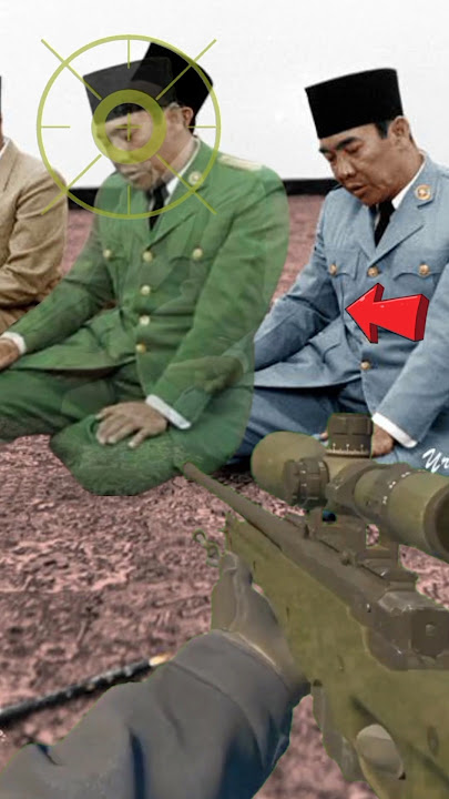 How did Bung Karno duplicate himself when he was shot? 😱 #shorts #bungkarno #history