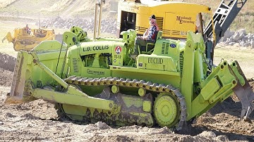 Euclid TC-12 Cable Bulldozer Working