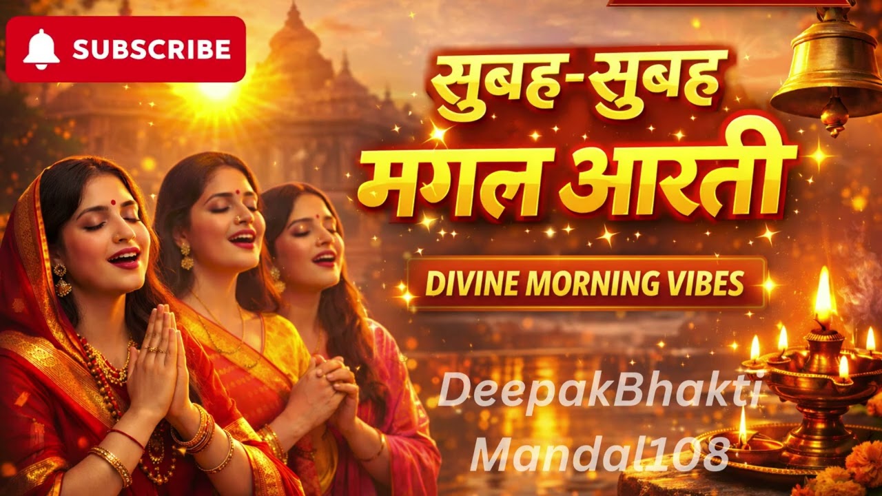 हर सुबह सुनें ये मंगल आरती 🙏 | Divine Morning Bhajan |मधुर महिला स्वर में भक्ति गीत #aarti