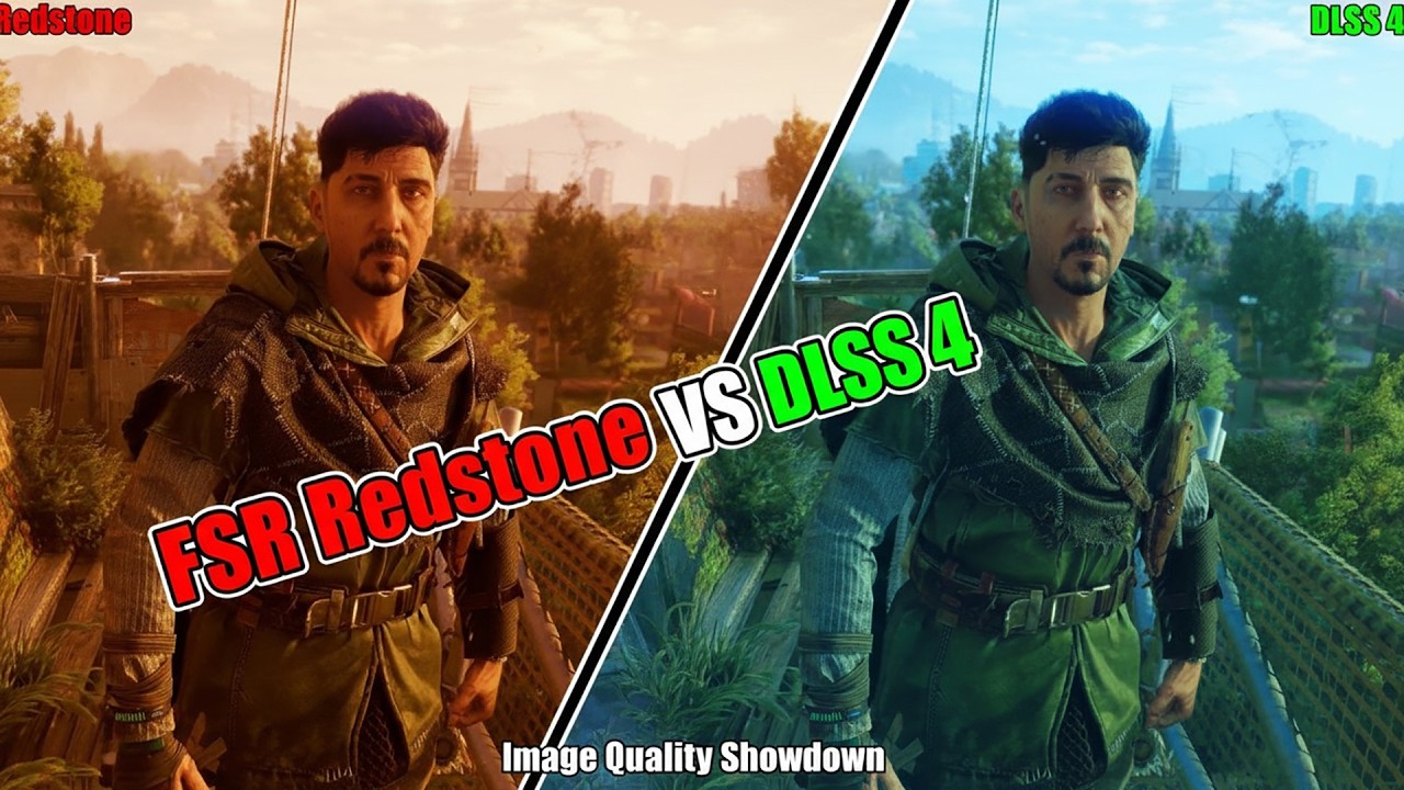 FSR Redstone VS DLSS 4 Dying Light 2 Image Quality Test 4K | R9 9950X3D