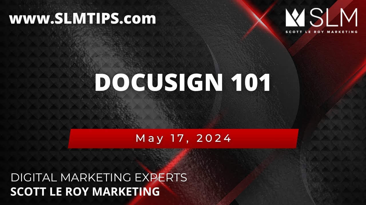 DocuSign 101 - 5/17 - YouTube