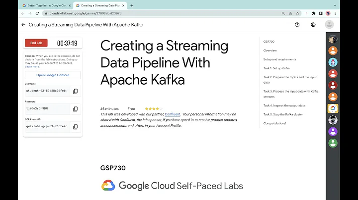 Creating a Streaming Data Pipeline With Apache Kafka || #qwiklabs || #GSP730 |  [With Explanation🗣️]