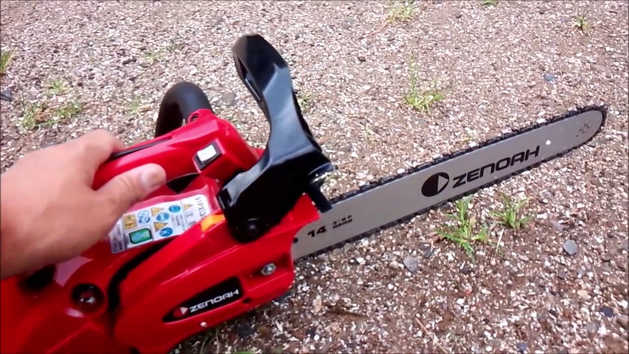 新品未使用 ゼノア チェーンソーGZ3500T-EZを使ってみた！ - YouTube